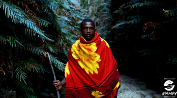 Homme de l'ethnie Bara de Madagascar
