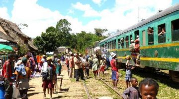 Animation locale lors d’un arrêt du train FCE